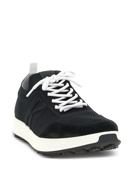 Szarvasbőr slip on sneaker Kiton fekete