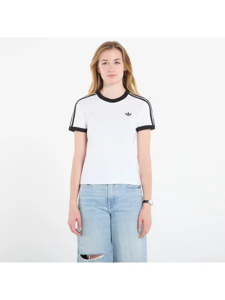 Póló adidas 3S Tee Slim White/ Black XS fehér