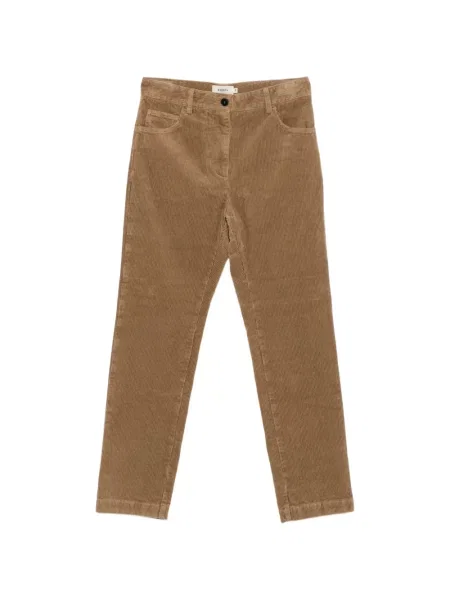 Pantaloni Barena de catifea cord maro