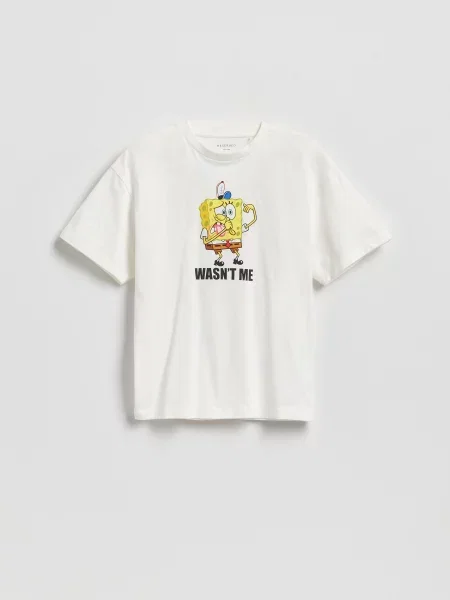 Reserved Tričko SpongeBob krémová