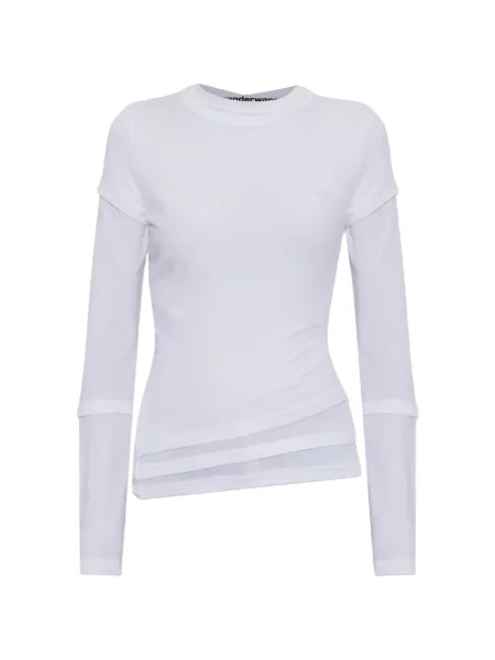 Lung tricou Alexander Wang alb