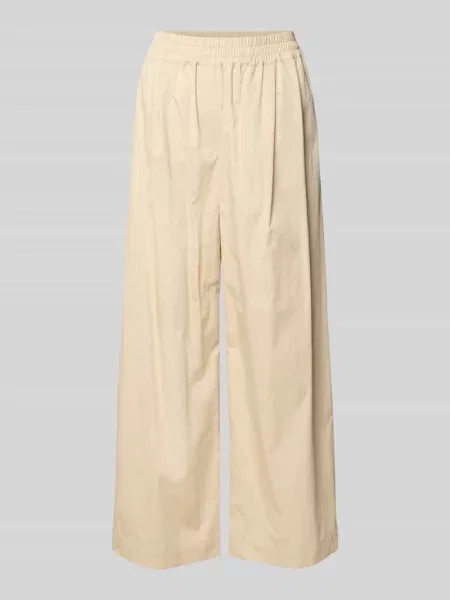 Spodnie o kroju regular fit szerokość z czystej bawełny model GOLFO' Weekend Max Mara