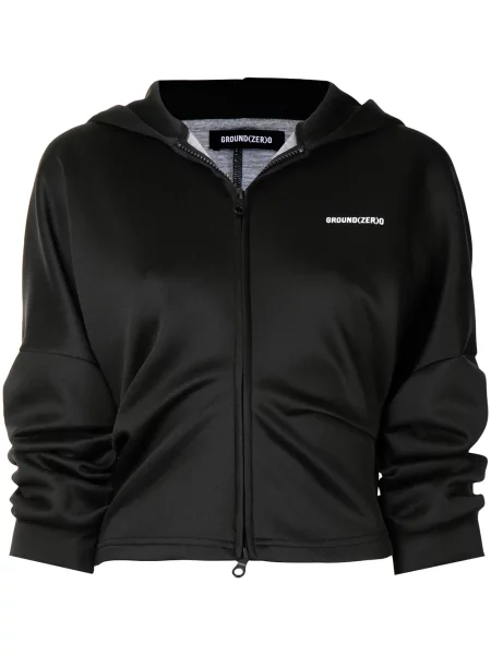 Bluza z kapturem Ground Zero drapowana czarna