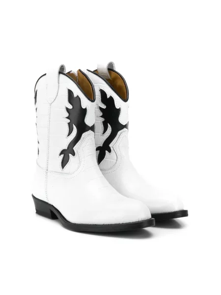 Buty do kostki dziecięce Gallucci białe