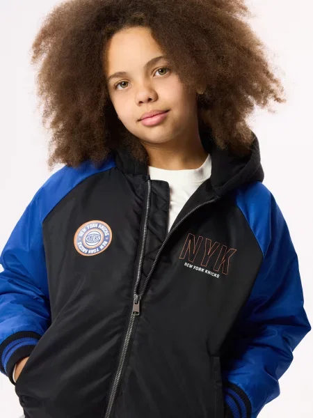 Reserved Bunda New York Knicks NBA čierna