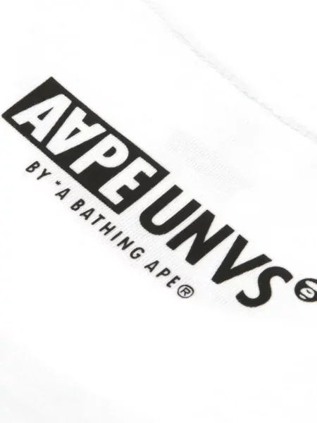 Tricou Aape By A Bathing Ape cu imagine alb