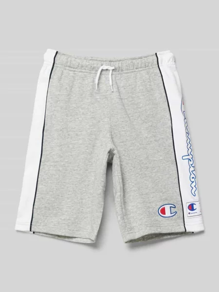 Bermudy o kroju regular fit z nadrukiem z logo Champion