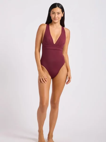 Seafolly strój kąpielowy jednoczęściowy Cross Back