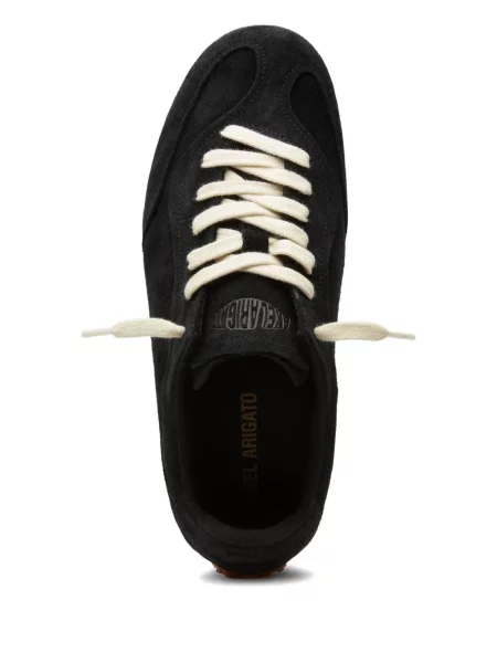 Sneakerși Axel Arigato cu șireturi din piele de căprioară negru