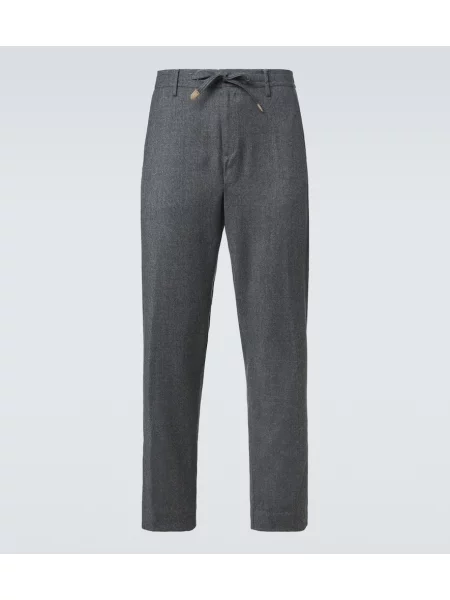 Pantaloni Canali de lână gri