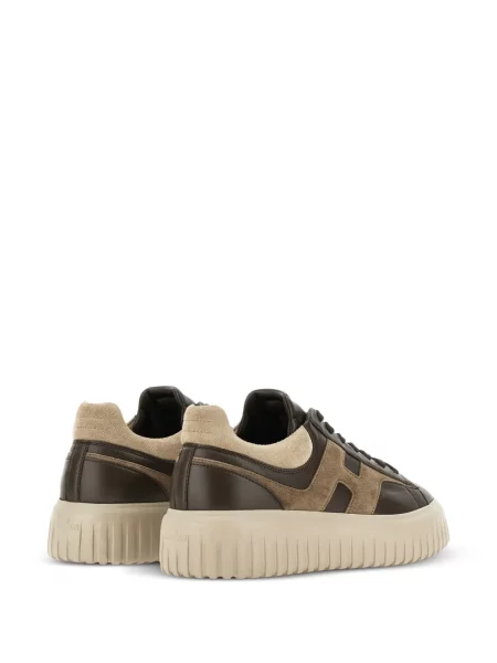 Sneakerși Hogan cu dungi maro