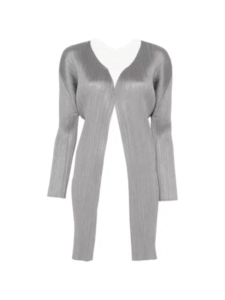 Ζακέτα Pleats Please Issey Miyake γκρι