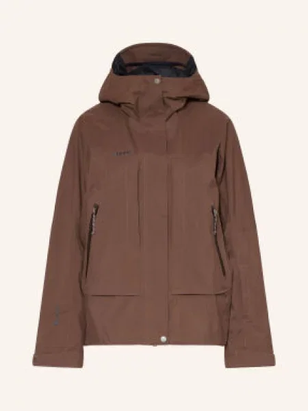 Mammut Lyžařská Bunda Haldigrat Gtx tmavě hnědá