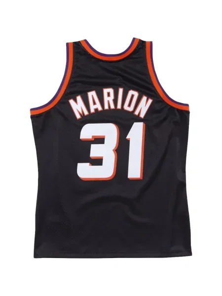 Cămașă Mitchell & Ness din jerseu negru