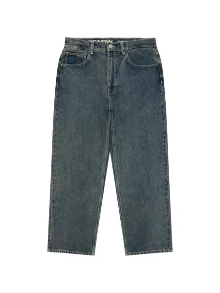 Pantaloni Aape By A Bathing Ape cu autograf albastru