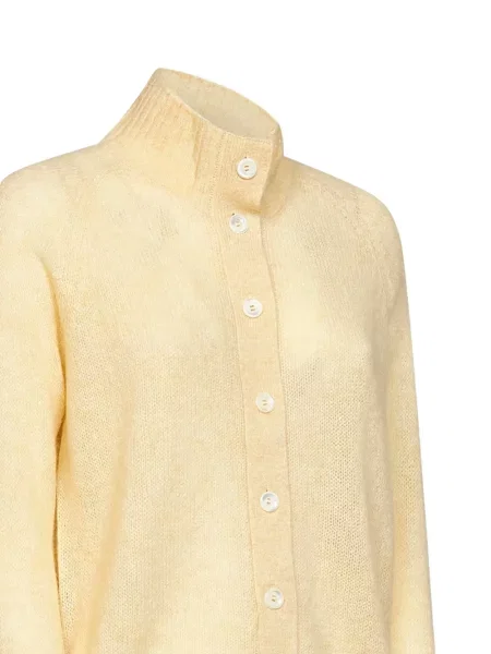 Gulerat cardigan Blanca Vita galben