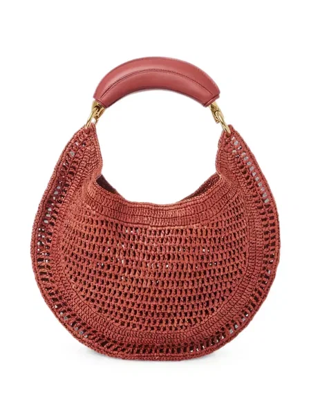Geantă shopper Chloé cu broderie roșu