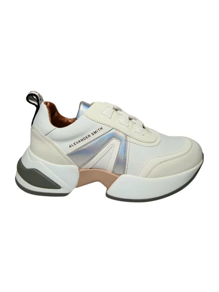 Sneakersy Alexander Smith skórzane białe