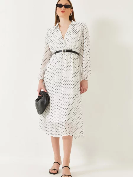 Bianco Lucci Rochie negru alb