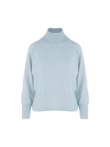 Sweter z golfem Malo niebieski