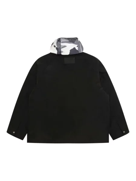 Μπουφάν Aape By *a Bathing Ape® με κουκούλα παραλλαγής μαύρο