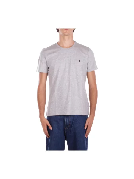 T-shirt z wyhaftowanym logo Polo Ralph Lauren szara