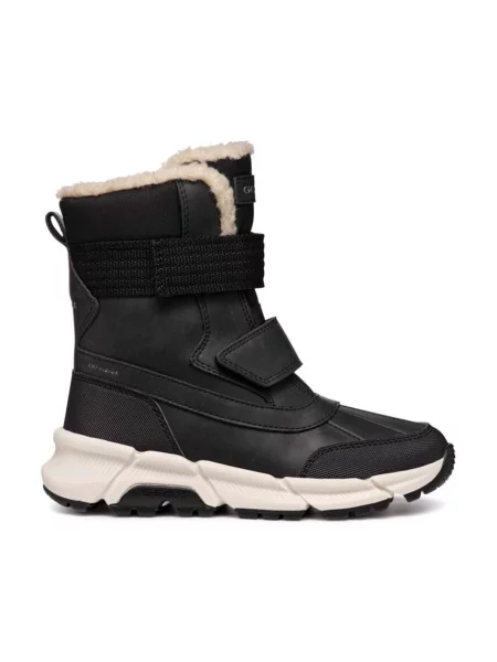 Geox cizme de iarna copii FLEXYPER PLUS negru
