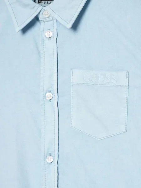 Детская рубашка Guess голубая