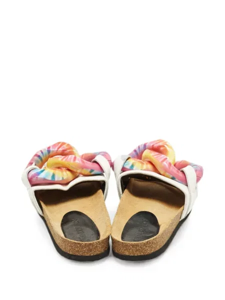 Colier Jw Anderson din piele fără toc alb