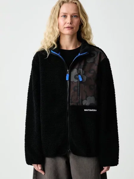 Marimekko jachetă scurtă pentru femei negru