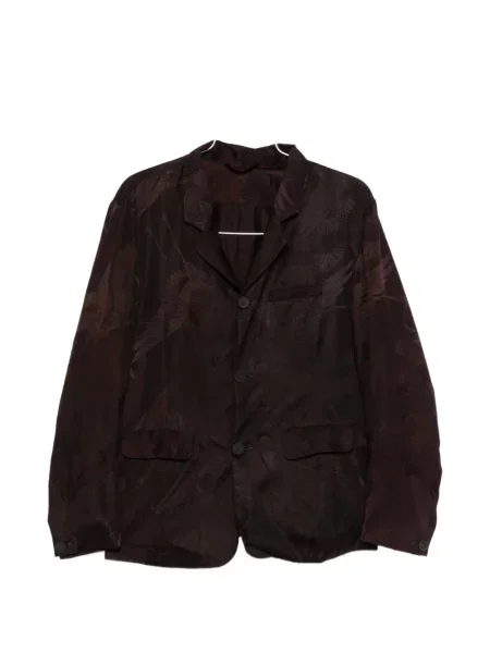 Blejzer Christian Peau s cvjetnim printom smeđa