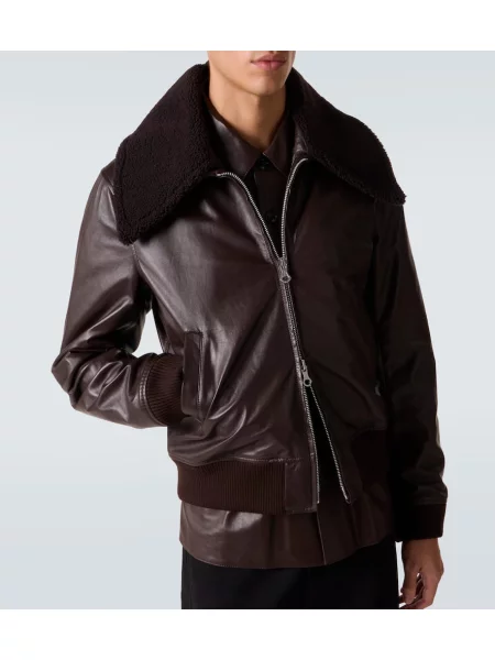 Geanta de piele Our Legacy negru