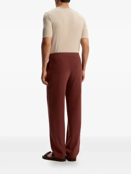 Pletené kalhoty 12 Storeez červené