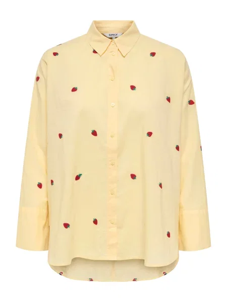 ONLY Bluză ONLNew Lina Grace galben / verde roșu