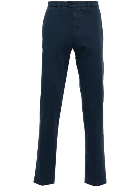 Pantaloni chino Corneliani din canvas albastru