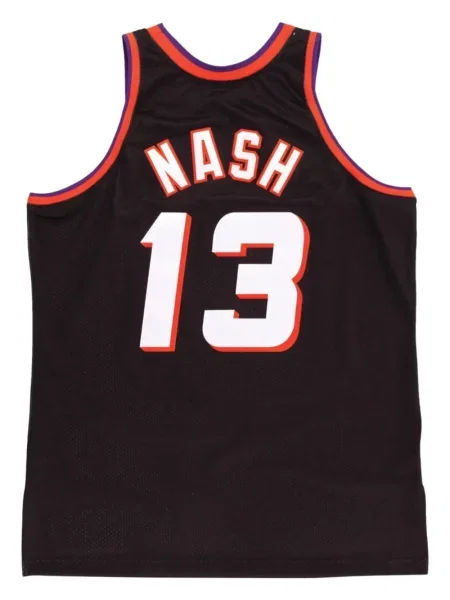 Cămașă Mitchell & Ness din jerseu negru