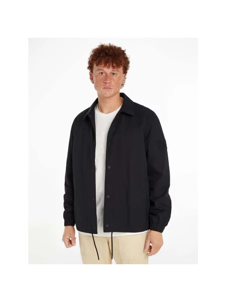 Geacă de blugi Calvin Klein Jeans negru
