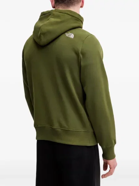 Hanorac cu glugă The North Face cu imagine verde