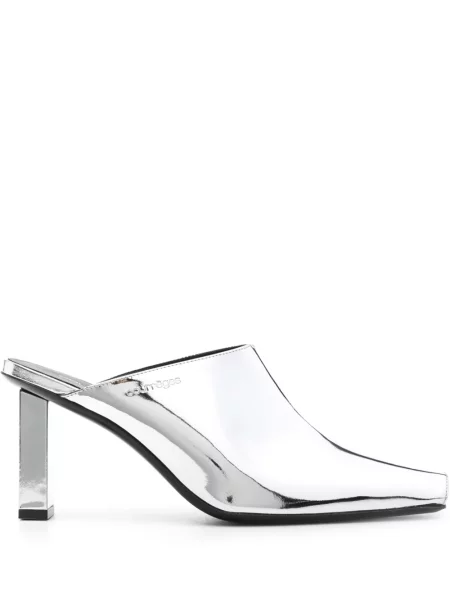 Papuci tip mules Courreges