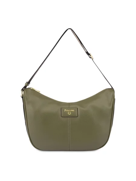 Torebka hobo Pollini zielona