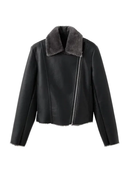 MANGO Geacă de primăvară-toamnă CADI' negru