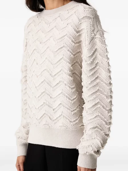 Pulover Armani Exchange cu franjuri