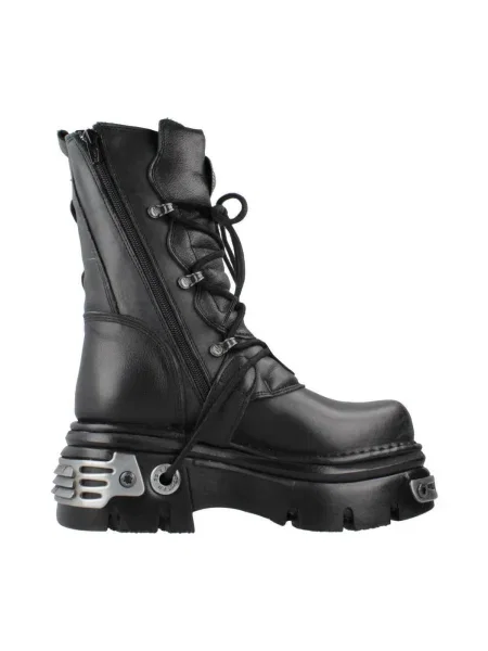 Pantofi New Rock din piele negru