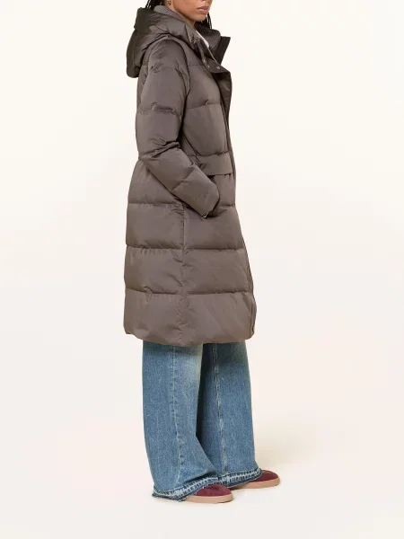 Duno Płaszcz Puchowy Shegan beige beżowy