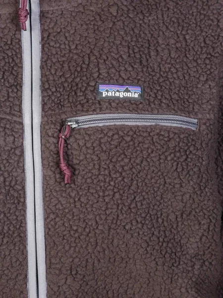 Fleece ρετρό μπουφάν Patagonia καφέ