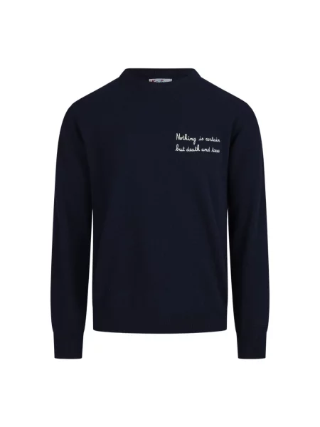 Sweter Mc2 Saint Barth niebieski