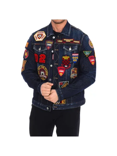 Geacă Dsquared albastru