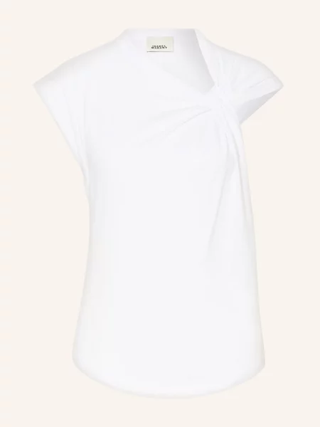 Isabel Marant T-Shirt Nayda-Ga weiss biała