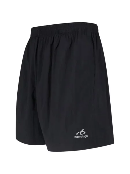 Slip de baie Balenciaga cu imagine negru