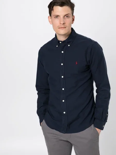 Polo Ralph Lauren Cămașă bleumarin / roșu albastru